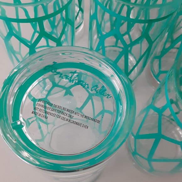 Jonathan Adler tall plastic glasses - set of (8) indoor / outdoor - Picture 2 of 5